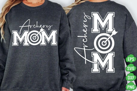 Archery Mom PNG, Proud Archery Mom SVG