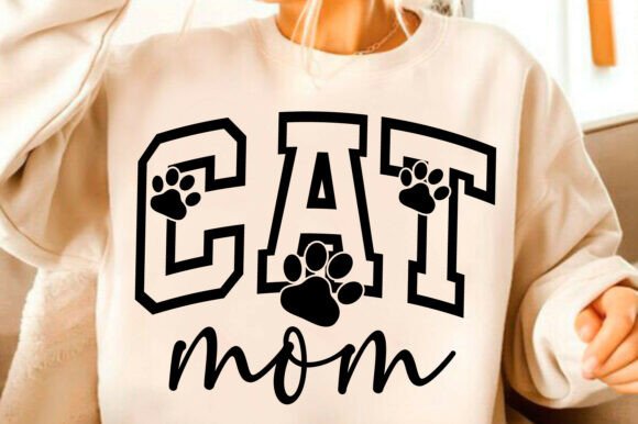 Cat Mom SVG PNG, Cat Mama PNG