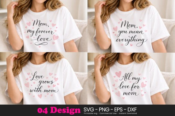Family Love Mom SVG Mother’s Day