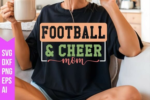 Football Cheer Mom SVG