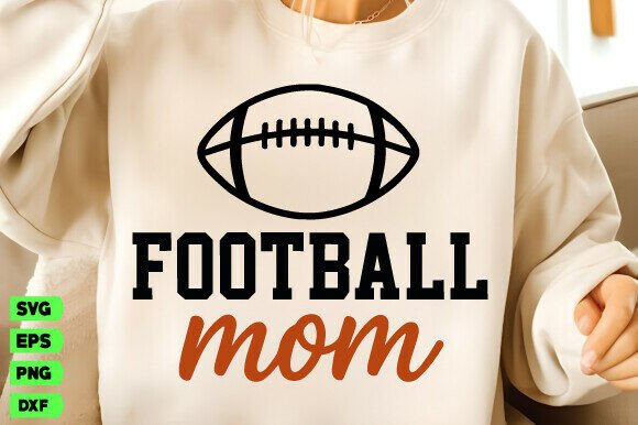Football Mom SVG, Retro Baseball Mama PNG