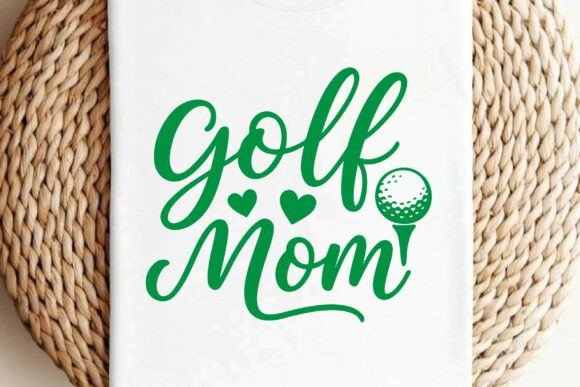 Golf Mom SVG T-shirt Design Sublimation