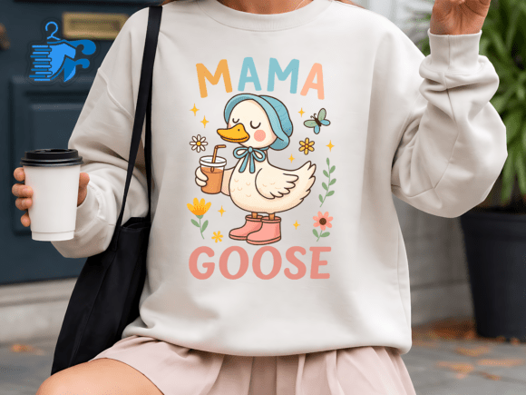 Mama Goose Cute Mom SVG Design