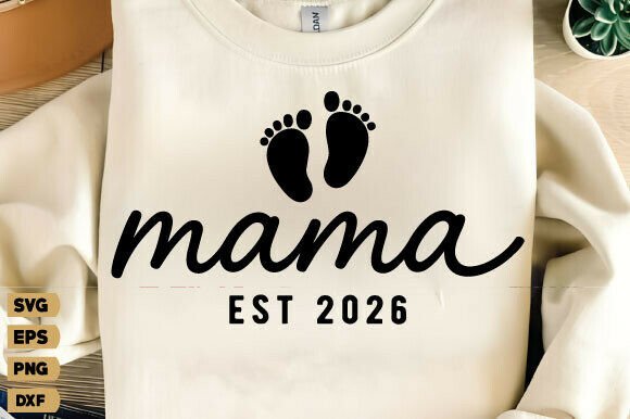 Mama SVG PNG, Baby Reveal PNG, Mom SVG