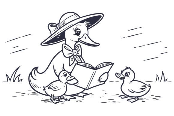 Mothers Day Goose Farm Mom SVG Design