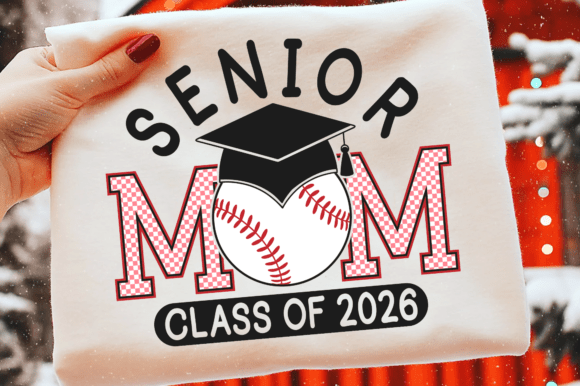 Senior Baseball Mom SVG, Class of 2026