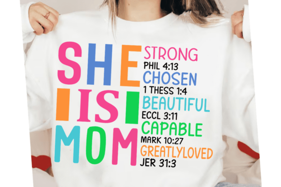 She is Mom SVG PNG, Mama Svg