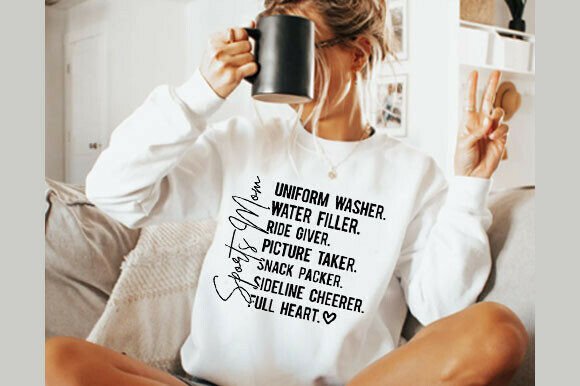 Uniform Washer Sports Mom SVG